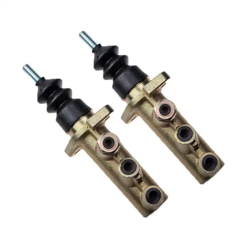 2 Pcs Master Brake Cylinder 182445A1 D143162 D141150 for CASE 580SL 580SL Series 2 580SM 580K 580L 580M - KUDUPARTS