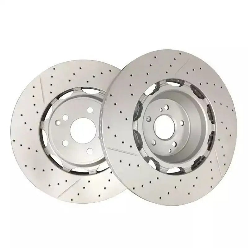 2 Pieces Front Brake Rotors A2224212612 for 2014 -2020 Mercedes-Benz Maybach-S650 S63-AMG S450 S560