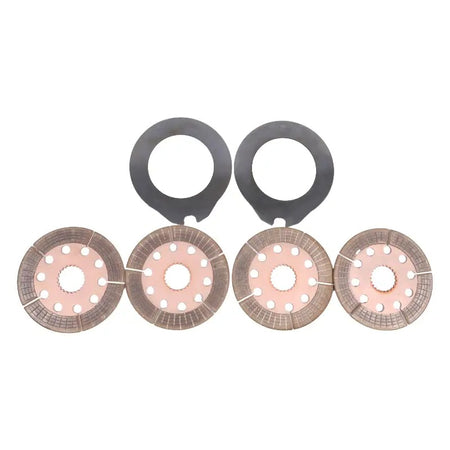 Brake Disc Set E9NN2A097BA E6NN2N315AA for 1 Side of Ford New Holland Tractor Loader - KUDUPARTS