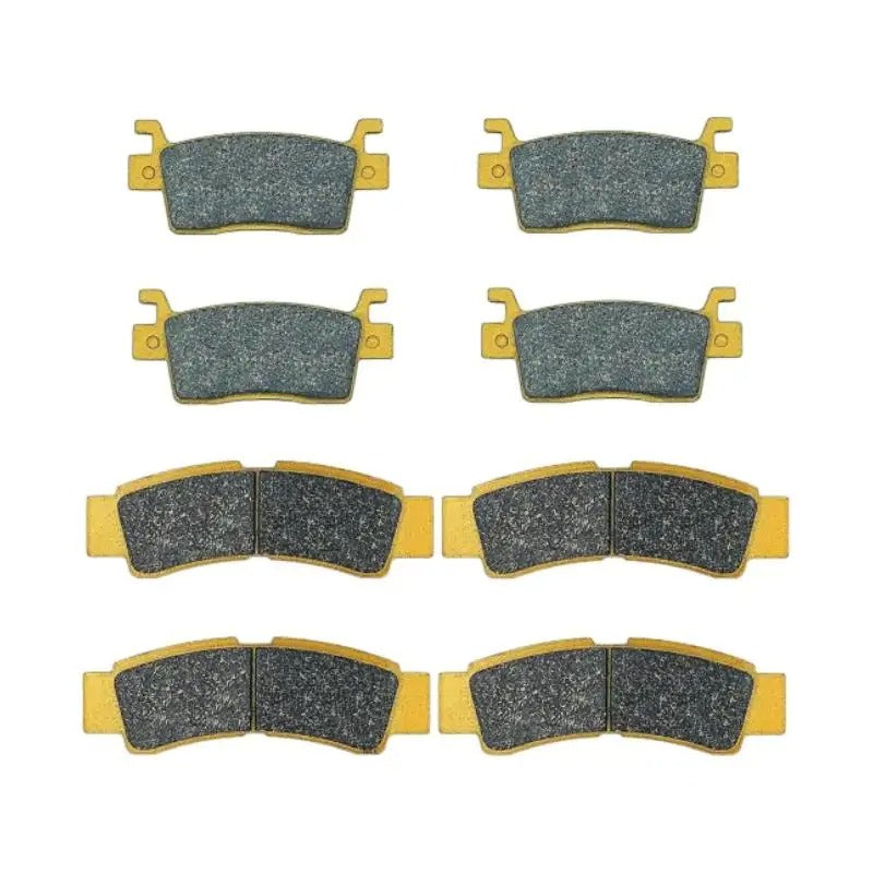 Front & Rear Ceramic Brake Pad Set 43082-0196 43082-0197 for Kawasaki KRX 1000 2020-2025 KRX4 1000 2024-2025