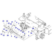 Brake Cylinder 3BA-30-75210 for Komatsu AE50 AM50 FB09H-18-12-A FB15G/18G-12-A FB20A-12-A FB20M-12-A FB20MF-12-A