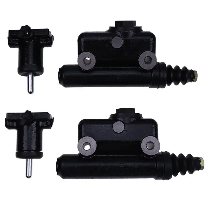 2 Pcs Brake Master L25419 & 2 Pcs Slave Cylinder A51976 G109413 for Case 450B 480 480B 480D 580 580B - KUDUPARTS