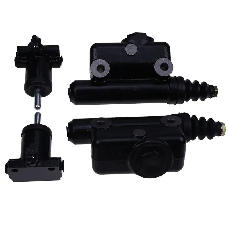 2 Pcs Brake Master L25419 & 2 Pcs Slave Cylinder A51976 G109413 for Case 450B 480 480B 480D 580 580B - KUDUPARTS