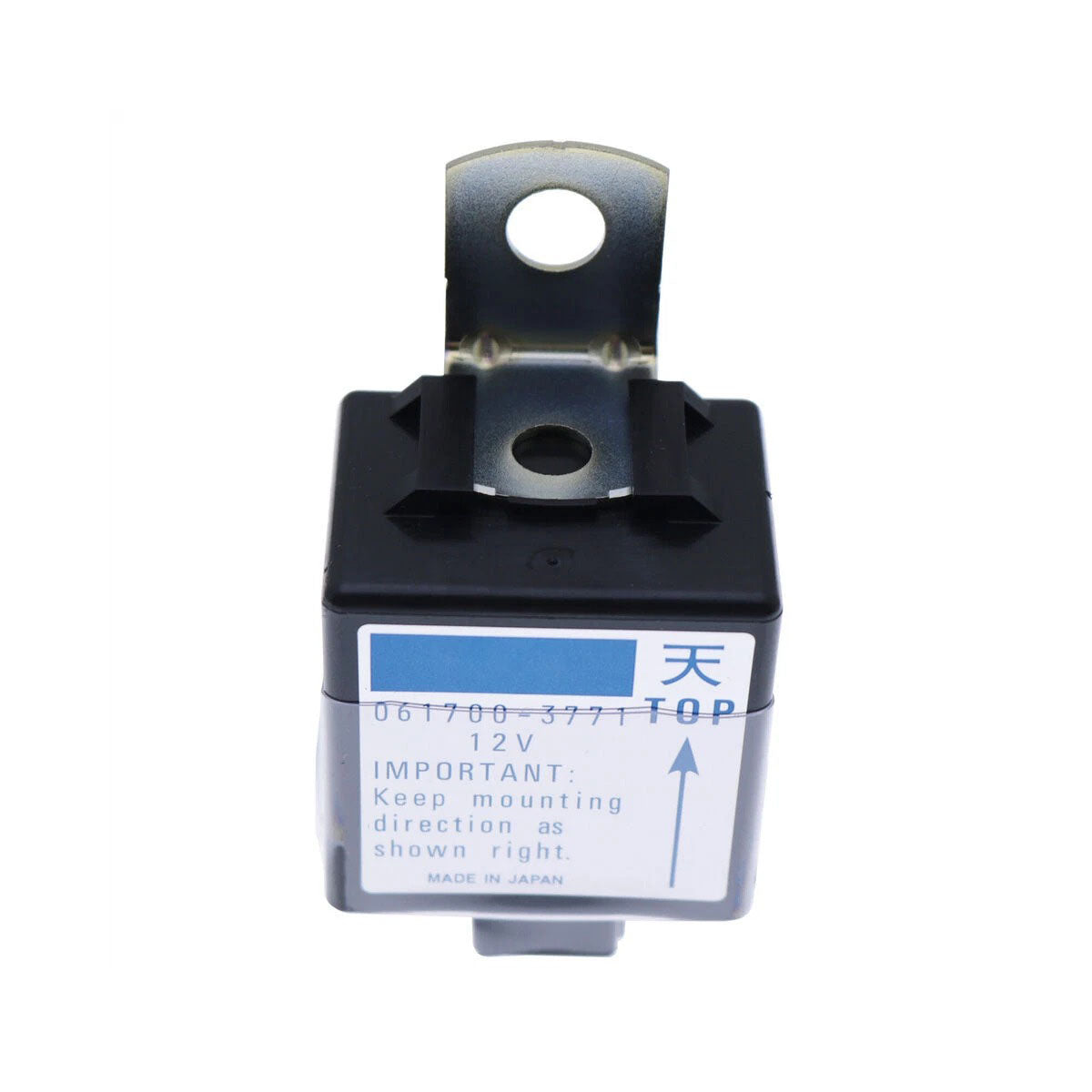 Time Delay Relay Solenoid 061700-3770 for Denso Kubota Engine Stop Relay 12V(Ship to US Only.)