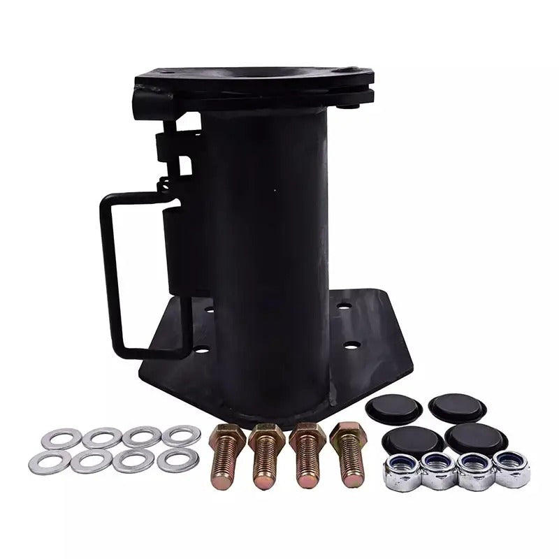 12" Wheel RV Camper Adapter to Gooseneck Ball Conversion Kit