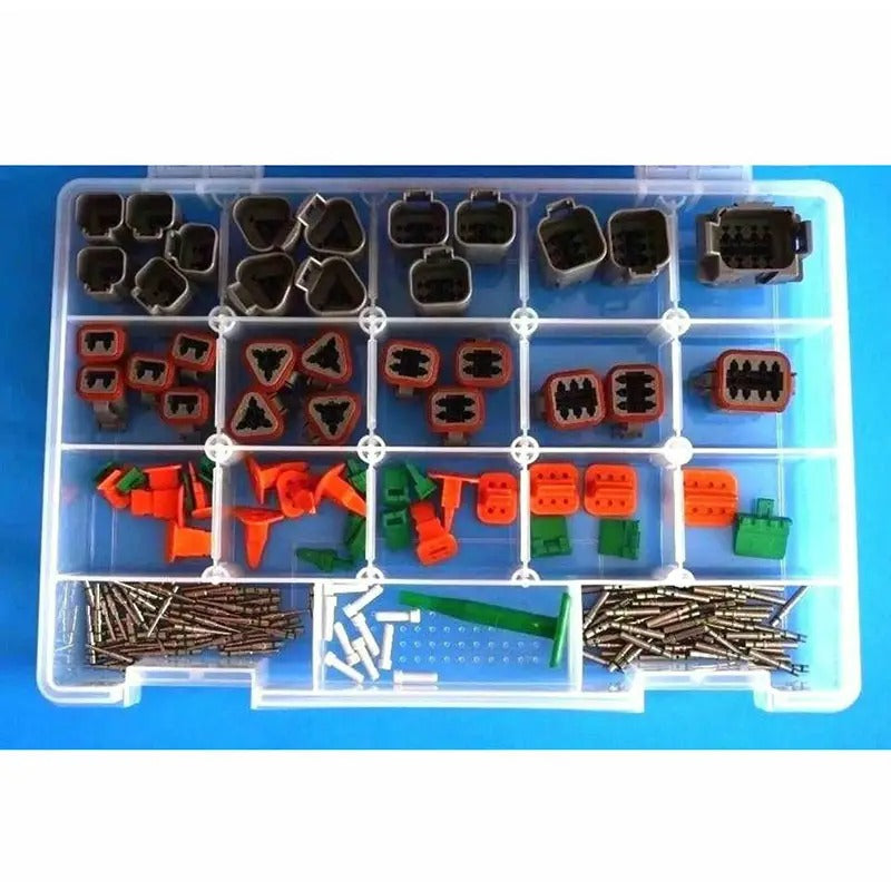 191 Pcs Deutsch DT Connector Kit for 14-16 AWG Solid Contacts Kit - KUDUPARTS
