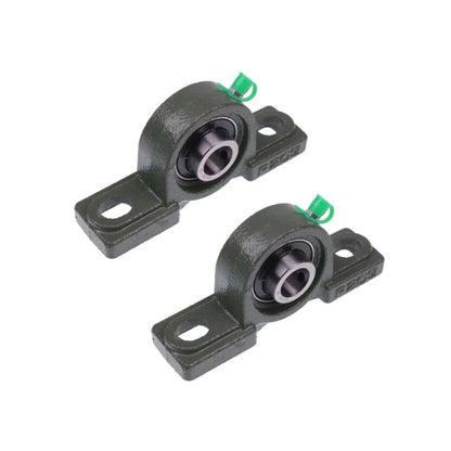 Cojinete de bloque de almohada de acero prensado de 5/8" SBPP202-10 para sembradora y cosechadora de césped