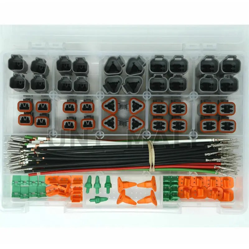 200 Pcs Deutsch DT Connector Pigtail Kit - KUDUPARTS