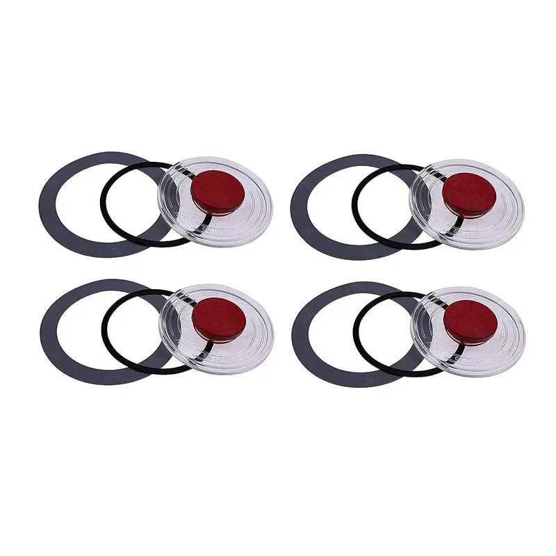 4 Pieces Hubcap Window Kit 359-5995 for Stemco GMC Spicer-Dana Strick - KUDUPARTS