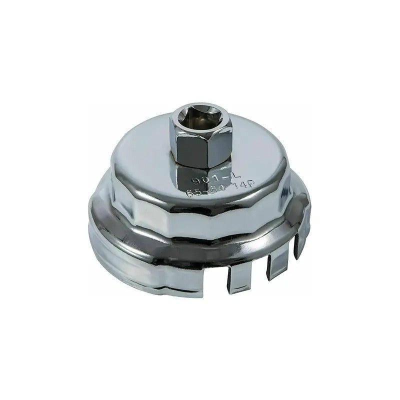 64mm 14 Flutes Oil Filter Wrench Cap Tool 901-L for Toyota Camry Lexus Scion 2.0L-5.7L - KUDUPARTS