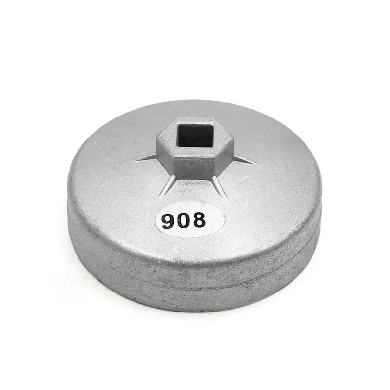 90mm 15 Flutes Oil Filter Cap Wrench Socket Remover Tool 908 for Auto Car
