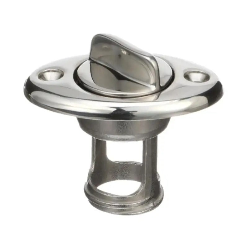 Aftermarket Seachoice 50-18661 Stainless Steel Marine Boat Garboard Drain & Plug for Boat Transoms Fish Wells Ice Chests - KUDUPARTS