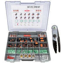 Electrical Connector Kit 175-3700 With 1U-5804 Crimp Tool for Caterpillar CAT Engine 3508B 22-12 AWG