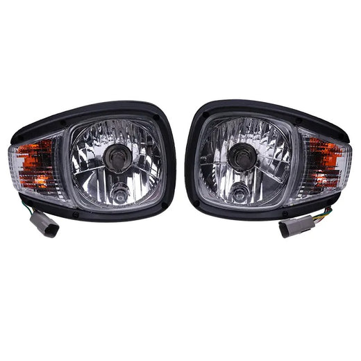 24V Headlight 195-0190 195-0189 1950190 1950189 for Caterpillar CAT 236D 242D 246C 246D 256C 262C - KUDUPARTS