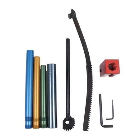 Motocross & Dirt Bike Motorcycle Compact Tire Changing Tool Kit Mount Tire Without Pinching Tube Include 15/17/20/ 25mm Axle Sleeve for 16-21 inch Wheels - KUDUPARTS
