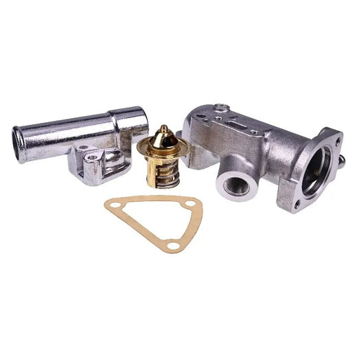 Thermostat 2500870 Cover 2810945 Complete Water Flange 5001956 554082 for Kubota Engine Z482 D662 D722 - KUDUPARTS