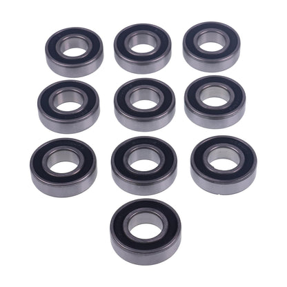 10 piezas de rodamientos de rueda tensora 93306-00444-00 93306-00446-00 para motos de nieve Yamaha SRV XLV XL-V Bravo Road Star PW80 TTR90 