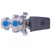 Valve de frein à pied à circuit unique E-3 avec pédale. Remplace Haldex KN22100, Bendix 277863, Automann 170.277863, IHC 428186R2, Velvac 034038