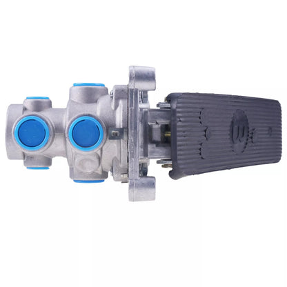 E-3 Single Circuit Foot Brake Valve With Pedal Replace Haldex KN22100 Bendix 277863 Automann 170.277863 IHC 428186R2 Velvac 034038