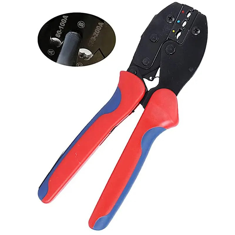 0.5-6.0mm² Crimper Cable Cutter Auto Wire Stripper Multifunction Pliers LY-03C for Ring Linsulated Wire Stripping Crimping Terminal - KUDUPARTS