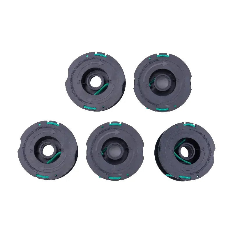5 Pieces Dual Line Trimmer Spool for Black & Decker DF-080-BKP