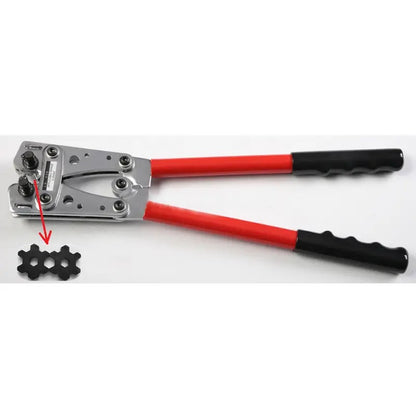 6-50mm² Heavy Duty Hex Crimping Tool LX-50B for Non-insulated cable links