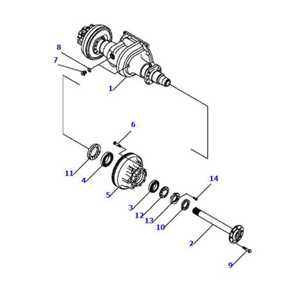 Brake Drum 3EB-21-52320 for Nissan K21 K25 Komatsu 4D98E 4D94LE Engine Forklift FFD20-16 FD20-16 FD20HH-16 FG25-16 FG25H-16