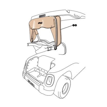 Golf Cart Bag Cover Kit 604666 for Club Car / EZGO / Yamaha / Ford