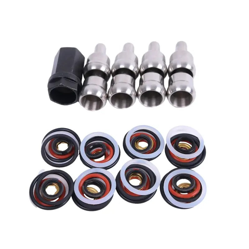 Oil Rail Leak Repair Kit Tool O-Rings & Injector Seal for Ford 6.0L Powerstroke 2003-2007