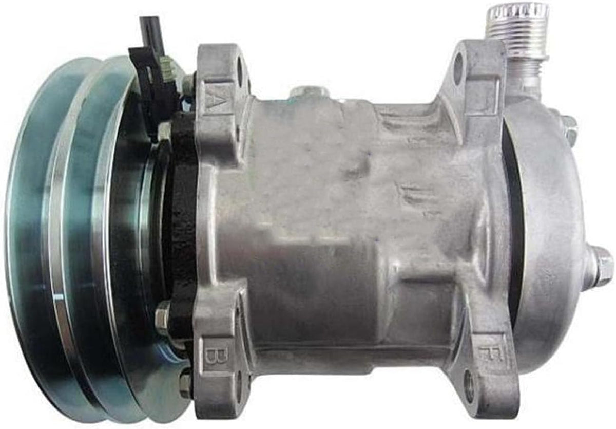 SD5H11 A/C Compressor 47741863 84321962 for New Holland L218 L220 Case SR175 - KUDUPARTS
