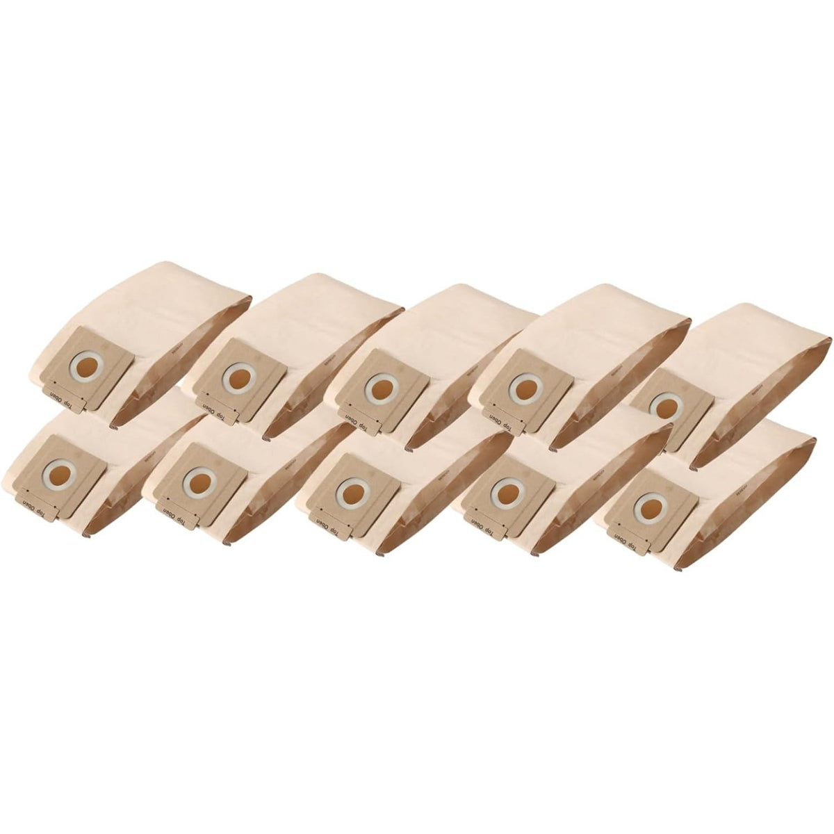 10 Pieces Filter Bag 6.904-333.0 for Karcher Vacuum Cleaner T 7/1 T 9/1 Bp T 10/1 - KUDUPARTS