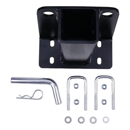 2 Inch Receiver Trailer Tow Hitch with Pins and Clips Kit for Kawasaki Mule 600 610 4x4 SX KAF400 - KUDUPARTS