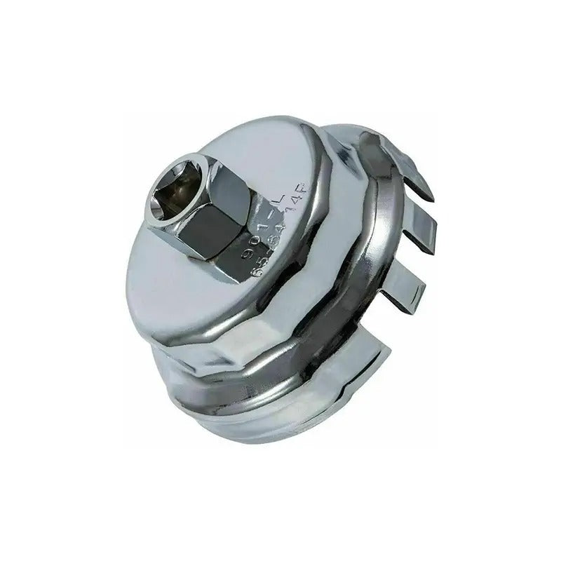 64mm 14 Flutes Oil Filter Wrench Cap Tool 901-L for Toyota Camry Lexus Scion 2.0L-5.7L - KUDUPARTS