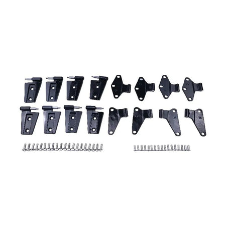 Body Door Hinge Replacement Set MMR.20089 MMR.20090 for Jeep Vehicle Wrangler JK - KUDUPARTS