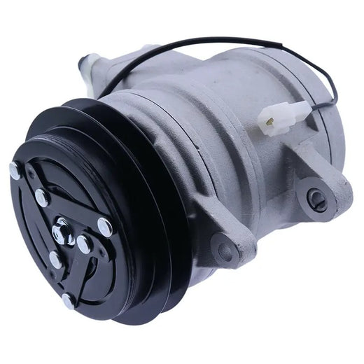 146283-03200 SP10 A/C Compressor with Single Groove 12volt Cluch for Mahindra Tractor 4510 5010 2538 - KUDUPARTS