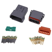 Deutsch DT 12 Pin Connector Kit with 14 AWG Solid Contacts - KUDUPARTS