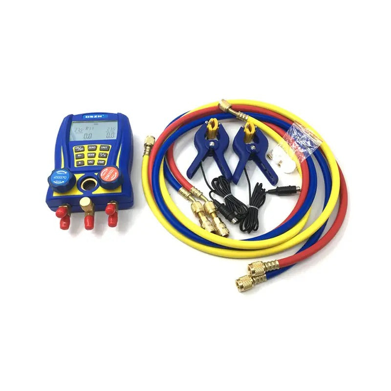 Digital Testing Manifolds Refrigeration Pressure Vacuum Gauge Meter WK-6889