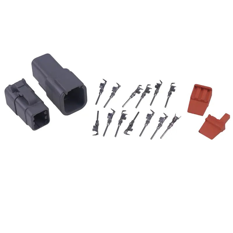 Male & Female Plug Kit 105329GT 105328GT for Genie Scissor Lift GS-1530 GS-1932 GS-2032 GS-2046 GS-3268 - KUDUPARTS