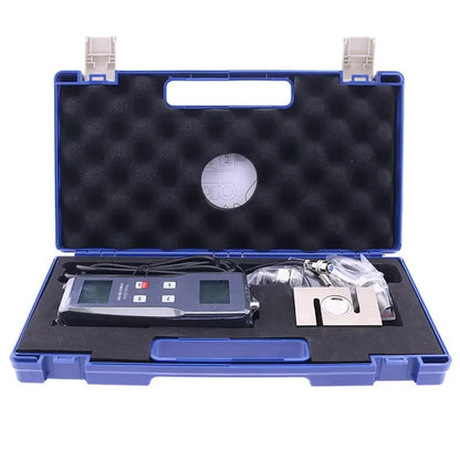 FM-204-1000K 9800N 1000kgf 2200Lbf Digital Force Gauge Push Pull Gauge Dynamometer with External Load Cell Sensor, Peak Track Mode, 0.5% Accuracy