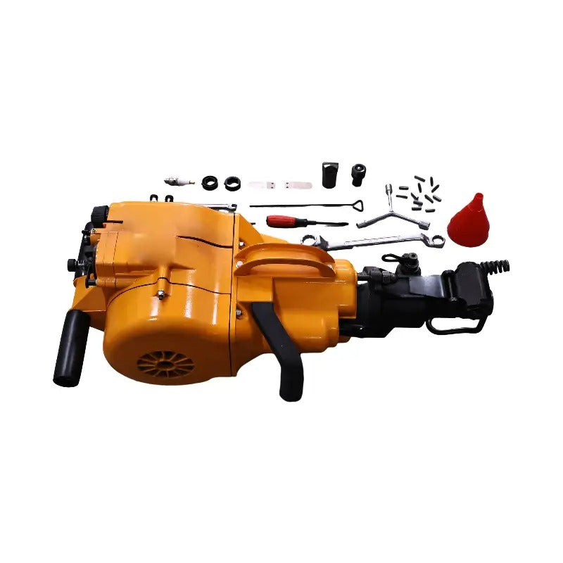 Held Petrol Rock Drill Rock Crusher Gasoline Rock Drilling Machine YN27C - KUDUPARTS