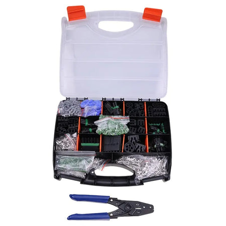Pro Weather Pack Connector Kit WP-1104 With Non-Ratcheting Crimp Tool - KUDUPARTS