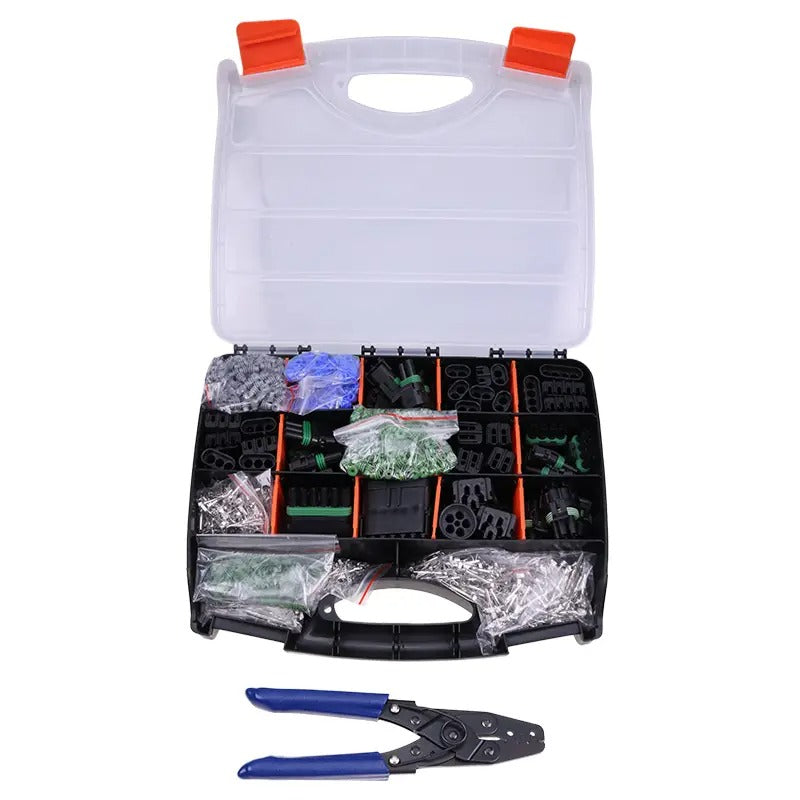 Pro Weather Pack Connector Kit WP-1104 With Non-Ratcheting Crimp Tool - KUDUPARTS