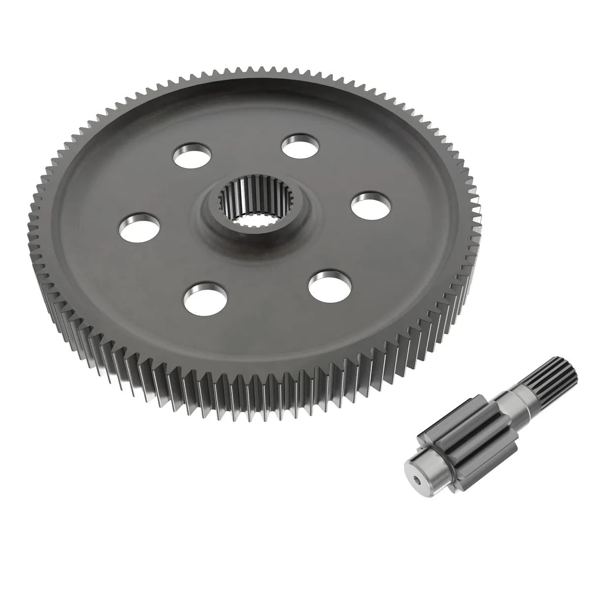 Ring Gear and Pinion Kit DE31426 for John Deere Engine 6068HCP06 Harvester S770 S780 S790 T660 - KUDUPARTS
