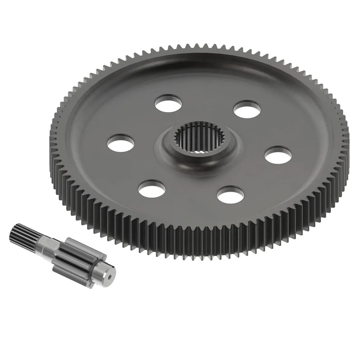 Ring Gear and Pinion Kit DE31426 for John Deere Engine 6068HCP06 Harvester S770 S780 S790 T660 - KUDUPARTS