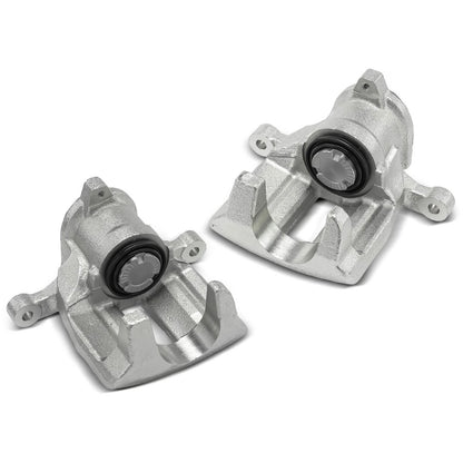 Left & Right Brake Caliper LR027128 LR027126 for 2012-2017 Land Rover Range Rover Evoque