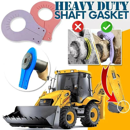 1 Set Non-dismantling Shaft Gasket Thick Rubber Plastic Gasket for Excavator Loader Bulldozer Forklift