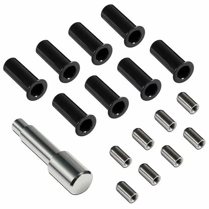17 Pieces Door Pin Guides & Door Bushing Removal Tool for Jeep Wrangler JK JL 07-20