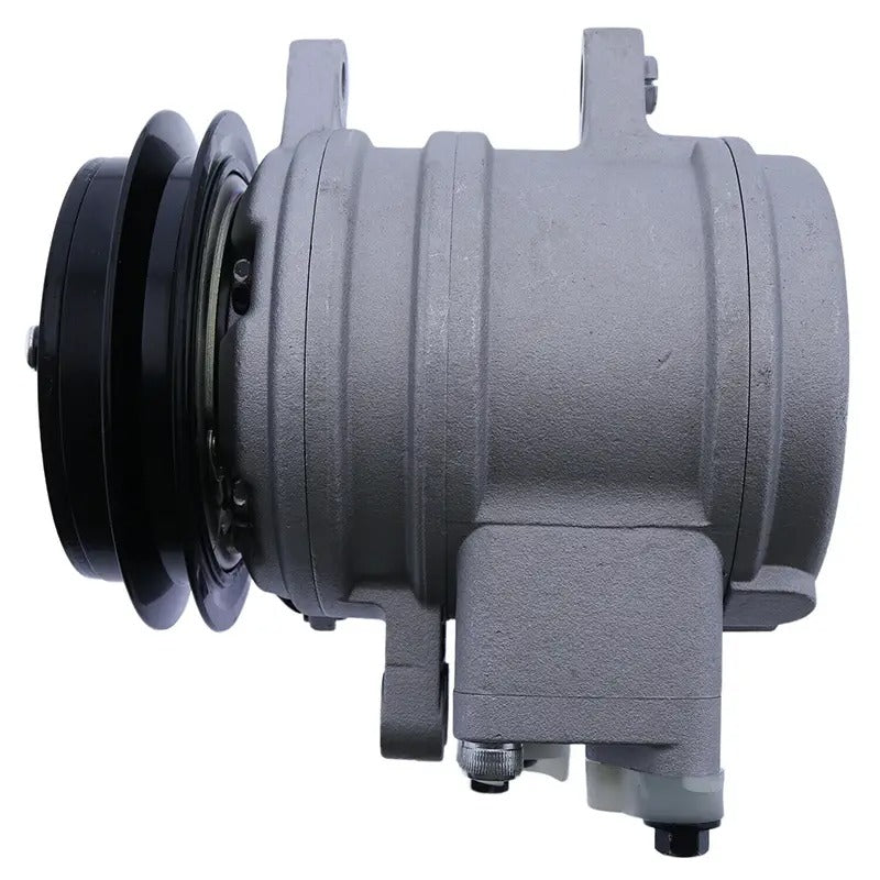 146283-03200 SP10 A/C Compressor with Single Groove 12volt Cluch for Mahindra Tractor 4510 5010 2538 - KUDUPARTS