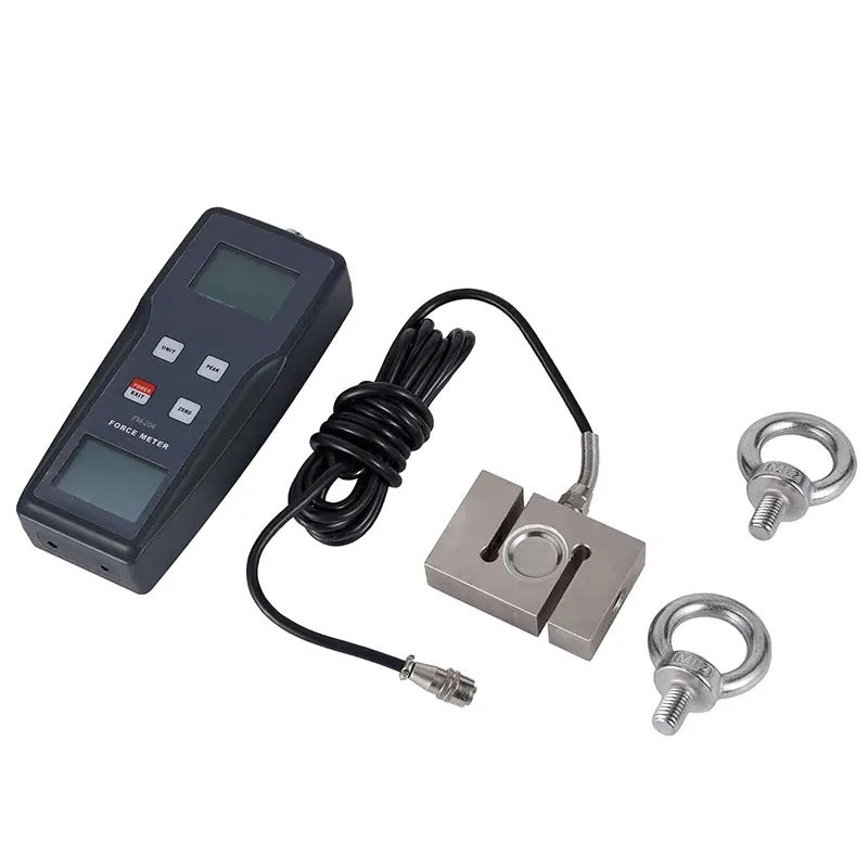 FM-204-500K 4900N 500kgf 1100Lbf Digital Force Gauge Push Pull Gauge Dynamometer Peak Track Mode 0.5% Accuracy
