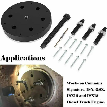 Rear Seal Wear Sleeve Installer Remover Tool 3164780 for Cummins Engine ISX15 ISX12 QSX - KUDUPARTS